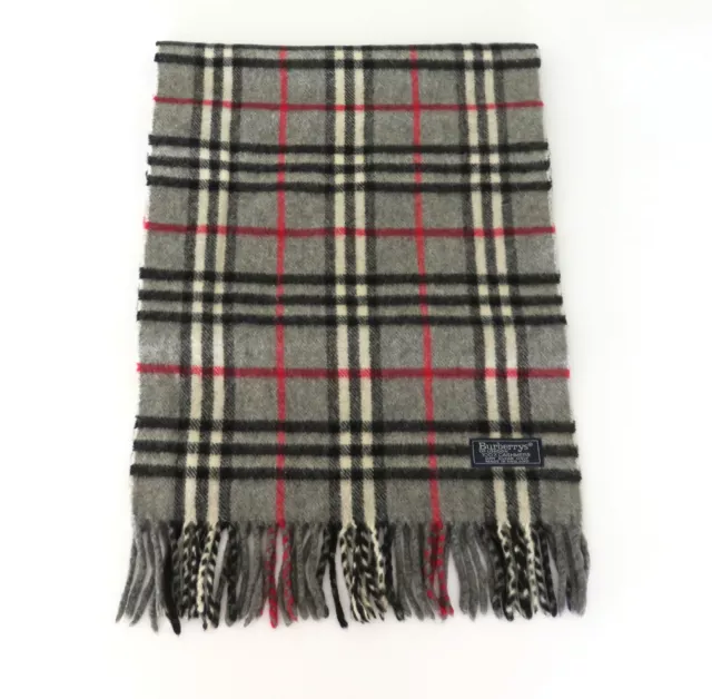 NWT Burberry London Lightweight Scarf 100% Cashmere PQ Beetroot Pink