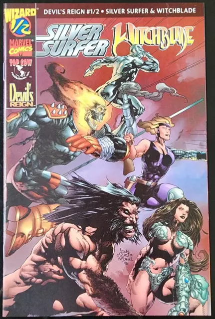 Devil's Reign 1/2 Wizard Magazine 65 Giveaway 1997 Silver Surfer Witchblade 2nd