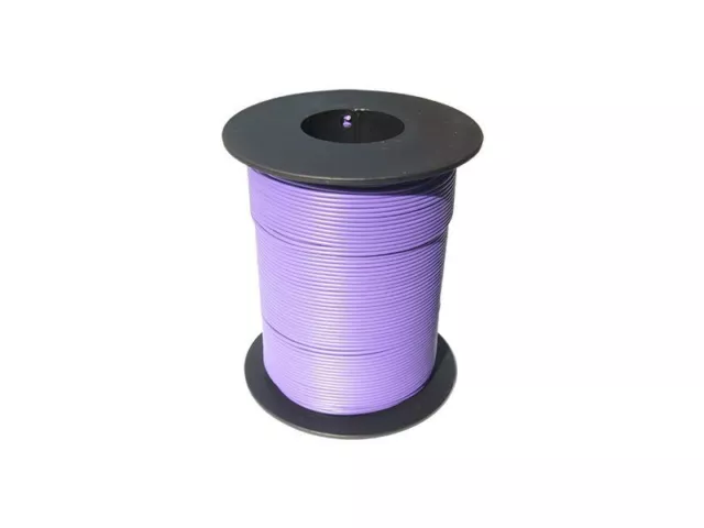 100 m LIY Kabel Litze lila 0,14 mm² flexibel Kupferlitze Schaltlitze
