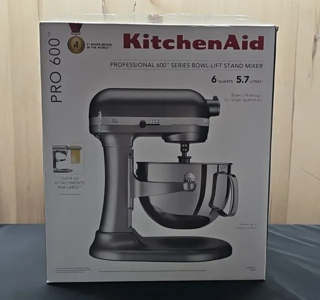 KitchenAid KP26M1XQG5 - Professional 6 Qt. Stand Mixer (Liquid Graphite) 