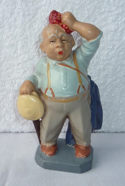 SONNEBERGER FRIEDEL – FIGUR : Mann schwitzend