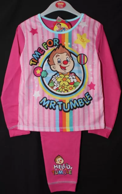 MR TUMBLE Girl's Pyjamas / SOMETHING SPECIAL Pink PJs Sizes 12 Months - 4 Years