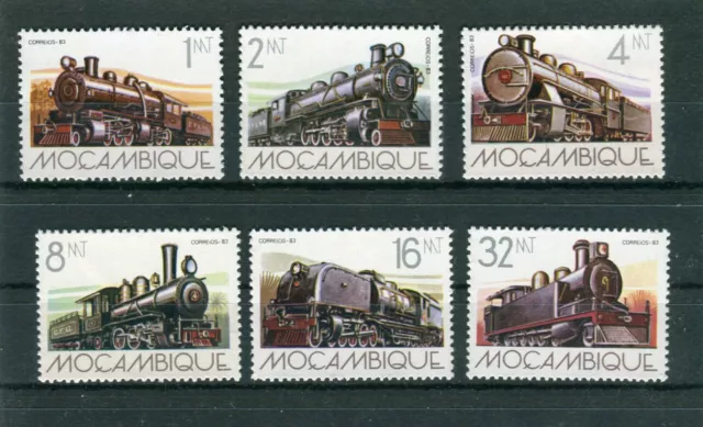 Mosambik Mi.-Nr. 936-941 postfrisch Eisenbahn/Railway Thematik - b7499