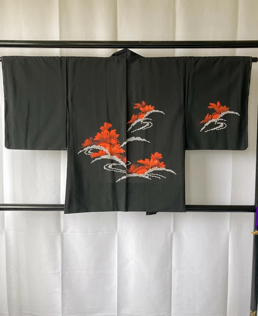 Vintage Japanese Haori Jacket - Antique Haori Kimono Jacket