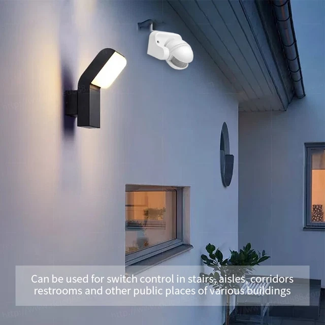 Waterproof Infrared Sensor Switch for Outdoor Lights Wide Detection Range