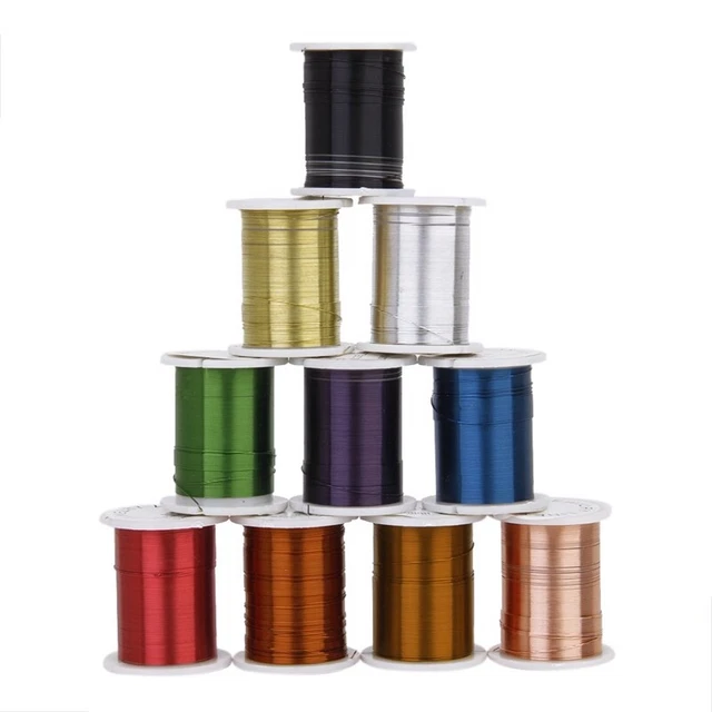10 of Copper Wire Beading Thread Cord for DIY Jewellery Making Mixed Q8U7