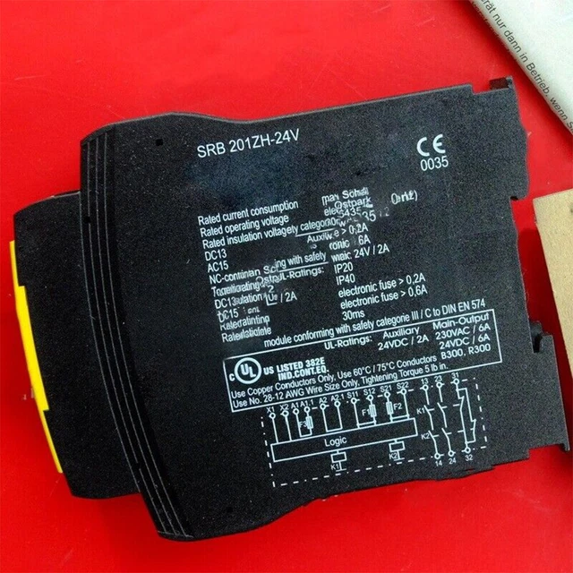 24V Safety Relay For SRB201ZH-24VDC 101163440