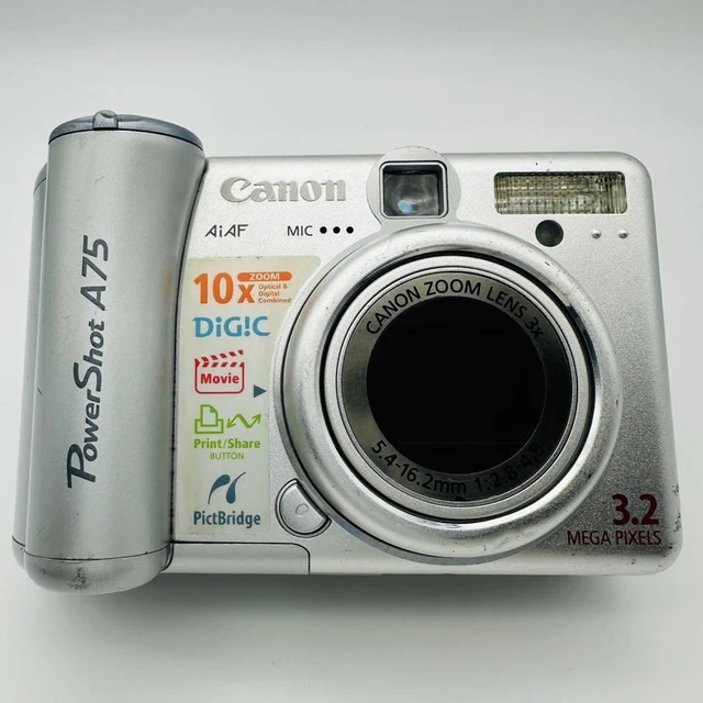 OPERATION CONFIRMED CANON Powershot A75 Pc1202 Aa Battery