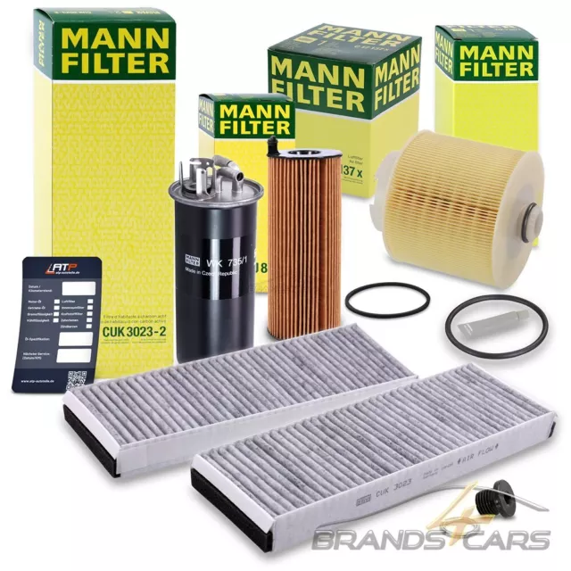 Mann-Filter Inspektionspaket Filtersatz B Für Audi A6 4F C6 2.7 3.0 Tdi 04-08