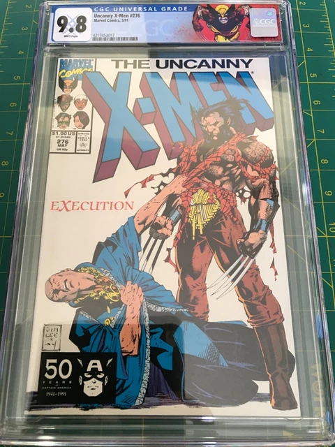 Uncanny X-Men #276 CGC 9.8 WP 1991 Marvel Chris Claremont Jim Lee Custom Label