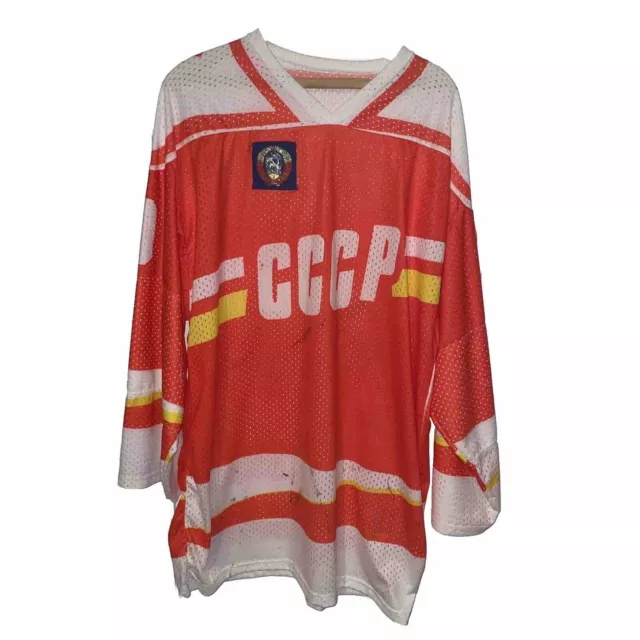 Russian Sublimated Hockey Jersey #10 With Original Patch