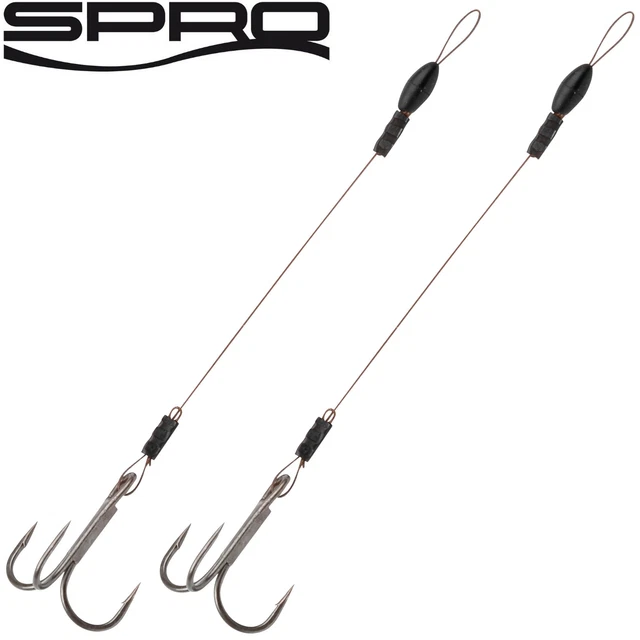 Spro Softbait Zander Stinger 9kg - 2 Stingerhaken für Softbaits, Zusatzhaken