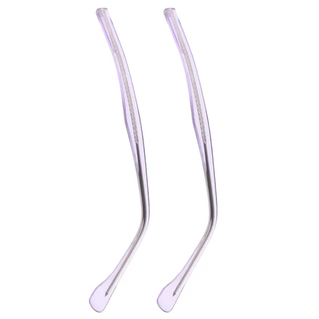 1 par de patas metálicas para repuesto de gafas, marco de planchado, patas de reparación de gafas,