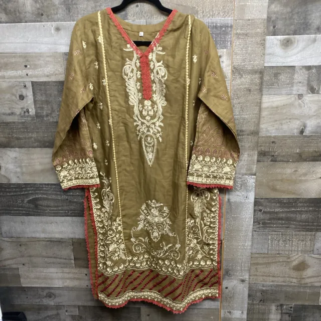 Salwar Kameez Indian Pakistani Readymade Dress Stitched Bollywood SZ L