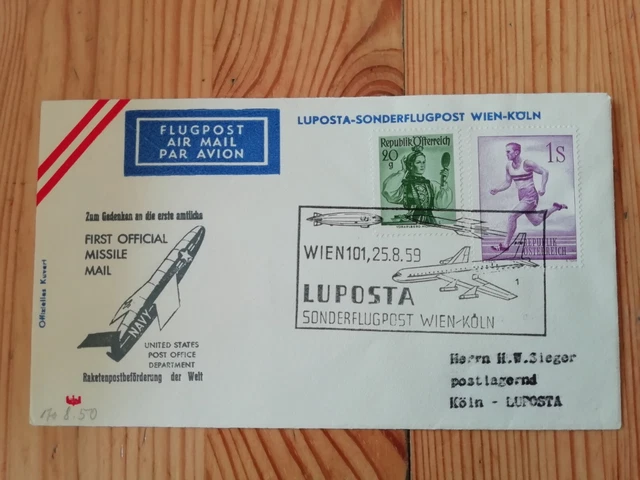 Briefmarken Raketenpost 0esterreich