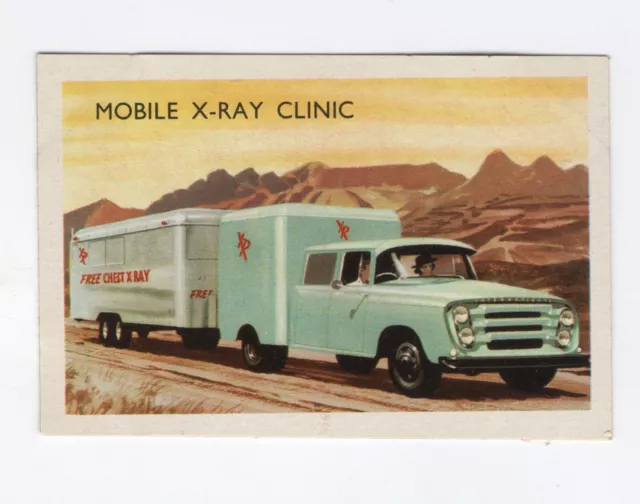 Australian Transport Trade card: #280 Auto A mobile X-ray Clinic