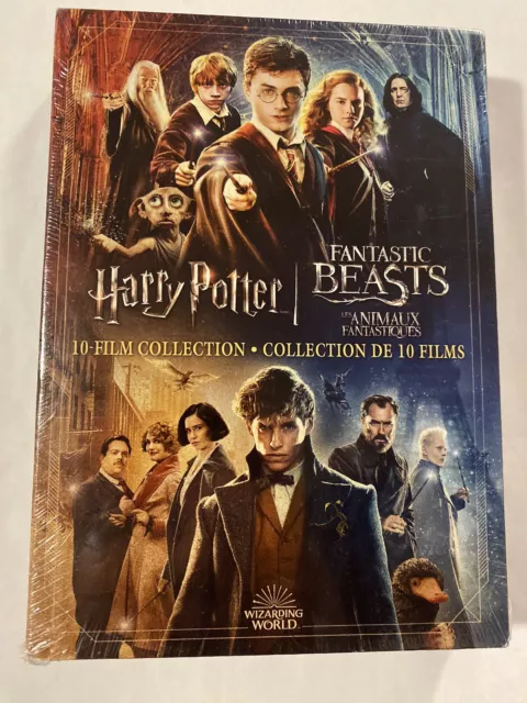 The Wizarding World Harry Potter Fantastic Beasts 10-Film Collection DVD Set New