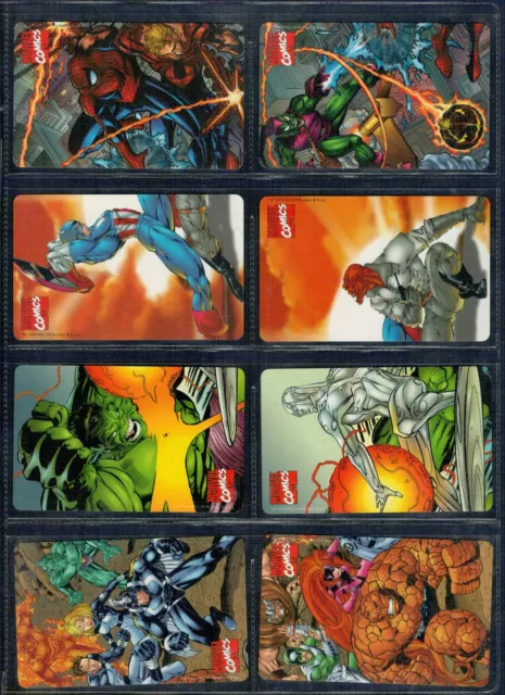 Gian - Serie Thematik Von 8 O-Karten " Comic Marvel " #2 Neu