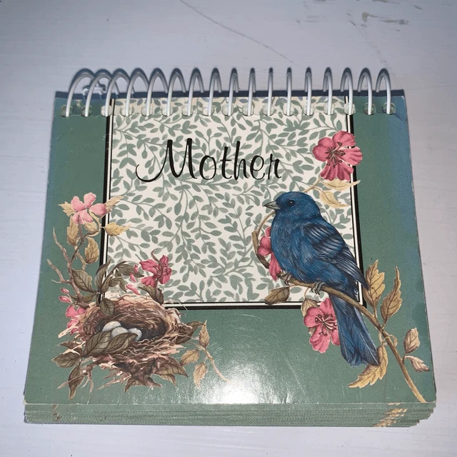 Mother Easel Desktop Calendar Gift 1995