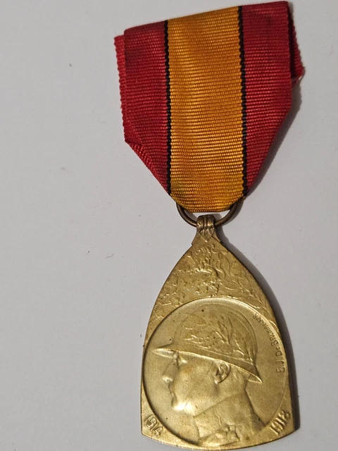Médailles De La Première Guerre Mondiale. Médaille De La Victoire Golden War Medal Argent 58784214