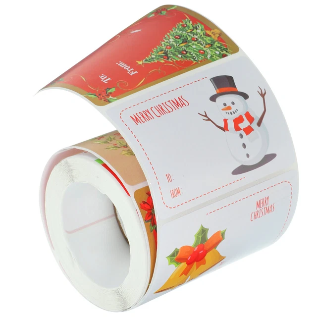 Christmas Decoration Stickers Multifunction Label Envelopes
