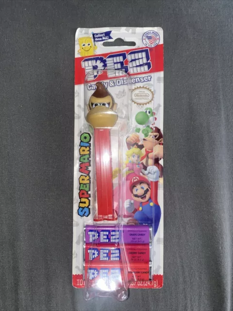 Dispensador Sellado Retro Nintendo Donkey Kong Super Mario raro