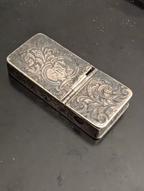 Yapp & Woodward Dual Sided Sterling Box Lion Passant Guardant - Birmingham