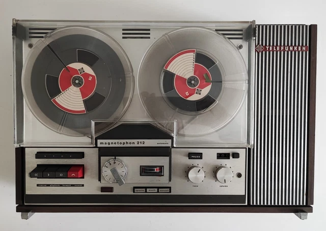 PHILIPS TONBANDGERÄT N-4504 Tape Recorder + 20 Spulen Philips N4504 EUR