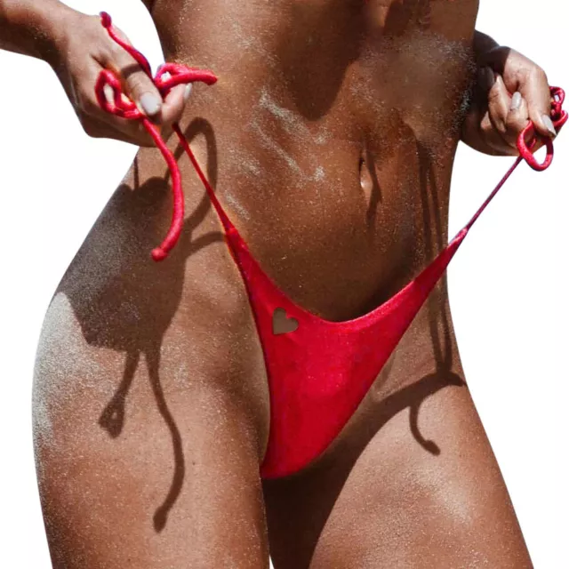 HOT WOMEN BIKINI Bottoms Brazilian Cheeky Thong V Swimwear Swimsuit Size  6-12 BD £3.97 - PicClick UK