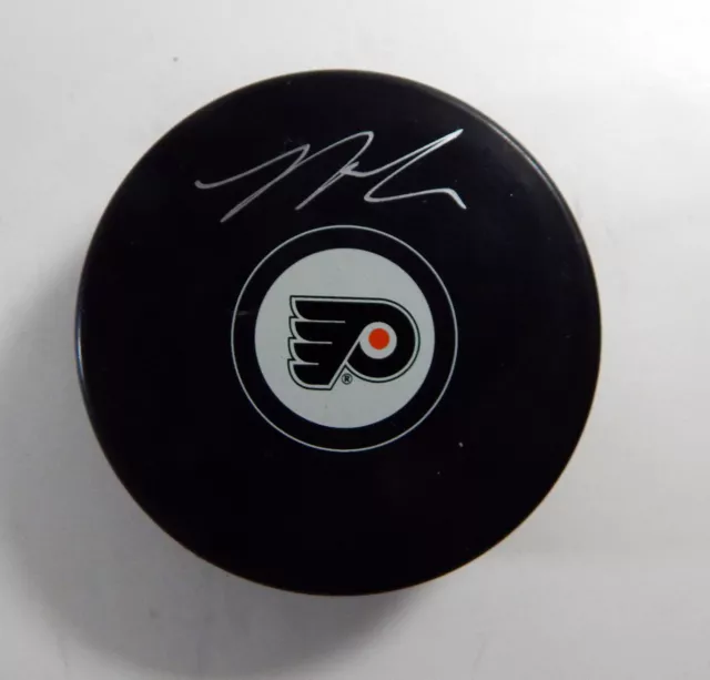 Nick Cousins Signed Philadelphia Flyers NHL Hockey Puck Auto Fanatics 487