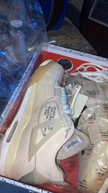 Off-white Jordan 4 sail