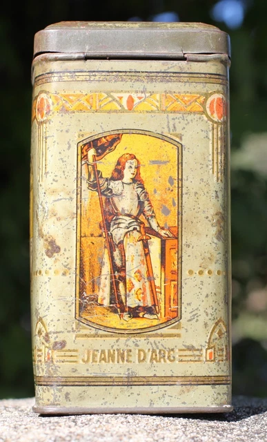 ANCIENNE BOÎTE EN TÔLE SÉRIGRAPHIÉE DE BANANIA - ANTILLAISE Aisne 85450