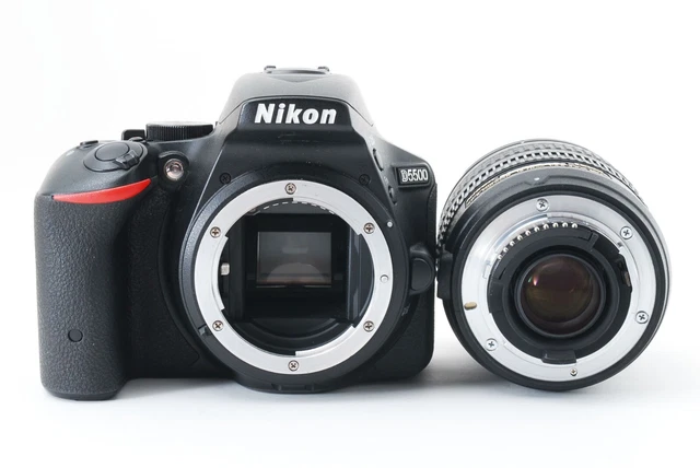 Nikon D5500 24.2MP DSLR Camera 18-70mm AF-S DX IF-ED Lens  Kit W/Box [Near Mint] 2