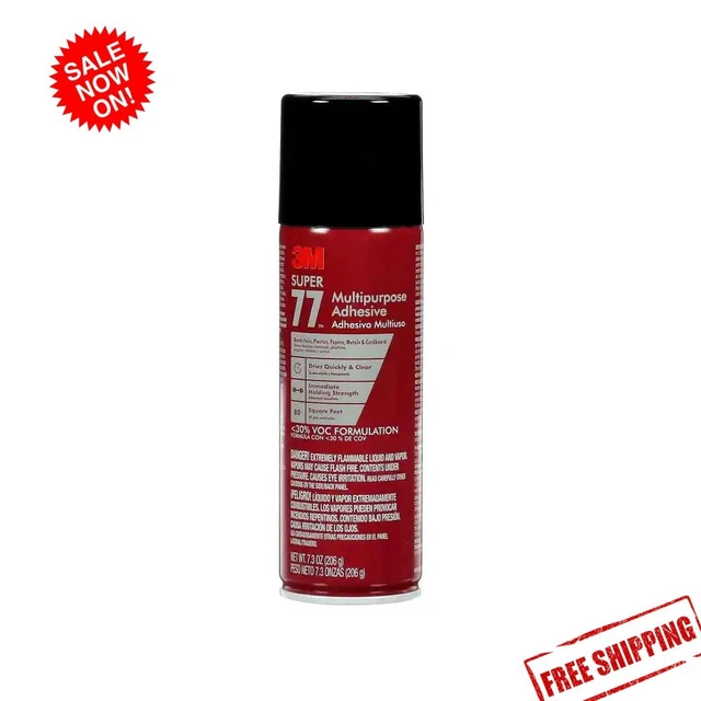 7.3 Oz. Super 77 Multi-Purpose Spray Adhesive | (NEW) (FREE SHIPPING)