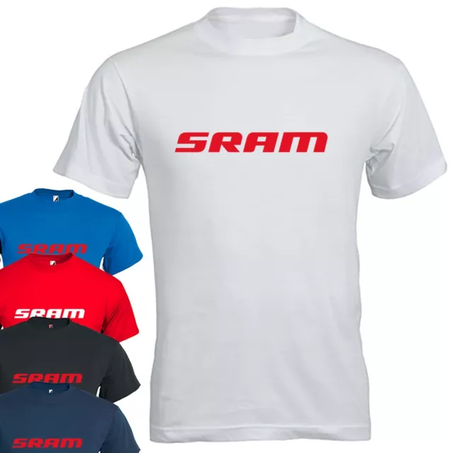 Maglietta da Uomo Sram T shirt con stampa Maglia estiva a manica corta coton