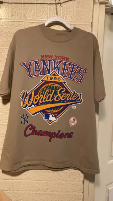 New York Yankees World Series T Shirt Baseball MLB Team Sport Vintage 1996 Hot