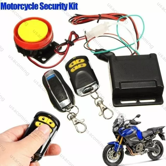 Acquista Accessori moto Protezione antifurto Telecomando Universale 125dB  Sistema di allarme moto a 2 vie Sistema di sicurezza per motocicletta  E-bike 12V