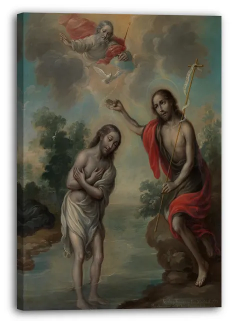 Kunstdruck Nicolás Enríquez - Die Taufe Christi