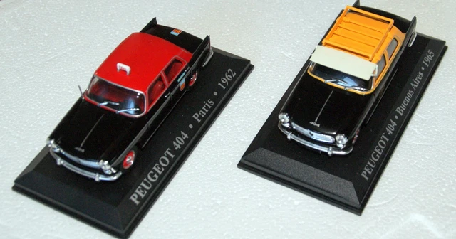 Miniature - Altaya - Taxi - Peugeot 404 - Paris - 1962 - - Collection