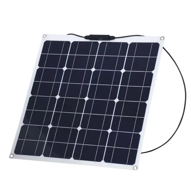 50W Flexible High Efficiency 12V Solar Panel Outdoor For Home Boat Yacht SLK