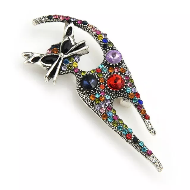 Cute Hot Vintage Fashion Cat Brooches Women Men Lady Jewelry Metal Animal Gifts