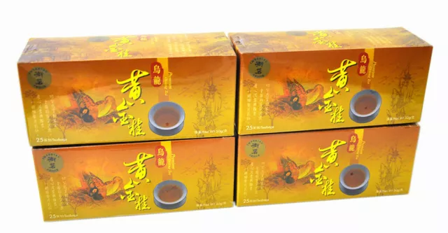 4 Packs Imperial Choice Premium Oolong Wulong Wu Long Tea - 100 Teabags