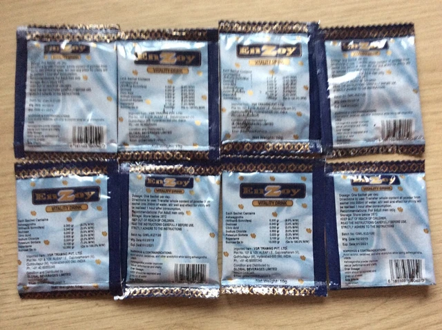 - ENZOY 4 sachets 10gr ENERGY DRINK APHRODISIAQUE 6/2024