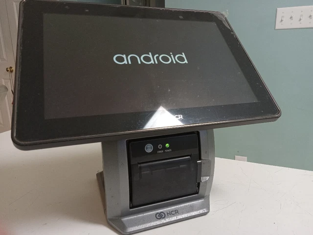 NCR 7744-1012-8801 Android Tablet Touch POS / Built-In Printer, Card Reader