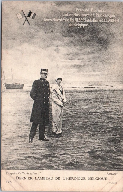 FAMILLE ROYALE DE Belgique - Le roi Albert et la reine Elisabeth de Belgique