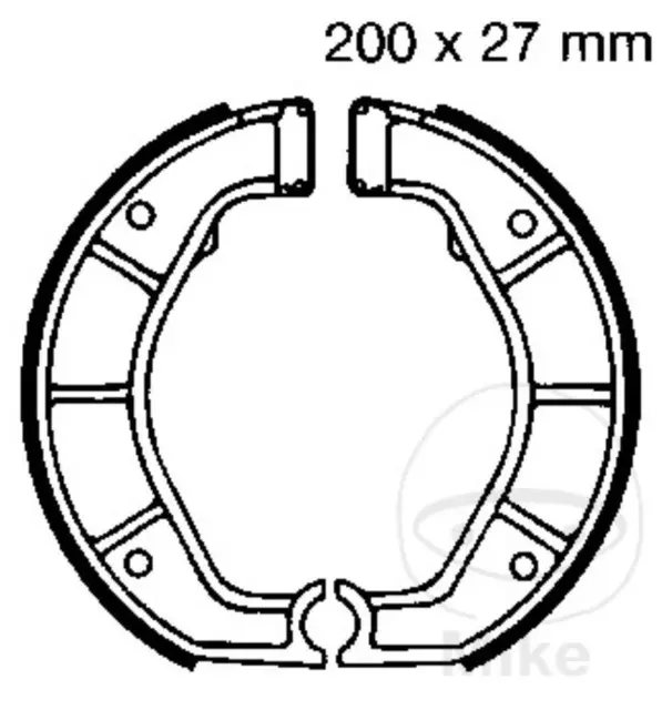 Pinzas de freno EBC sin muelles BMW R 65 3a serie 80 100 monolever GS/2 RS/2 RT/2