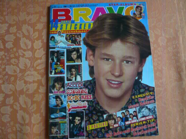 Bravo Nr. 21-1985-komplett,top mit allen Postern und Beilagen incl.Sticker