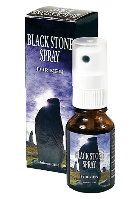 Black Stone 15 ml Spray Ritardante per uomo Eiaculazione precoce maschile sesso