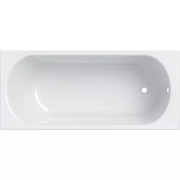 Baignoire acrylique sanitaire rectangulaire Geberit BASTIA 170x75cm avec pieds