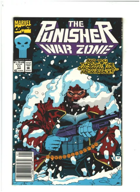 Punisher War Zone #11 NM- 9.2 Newsstand Marvel Comics 1994